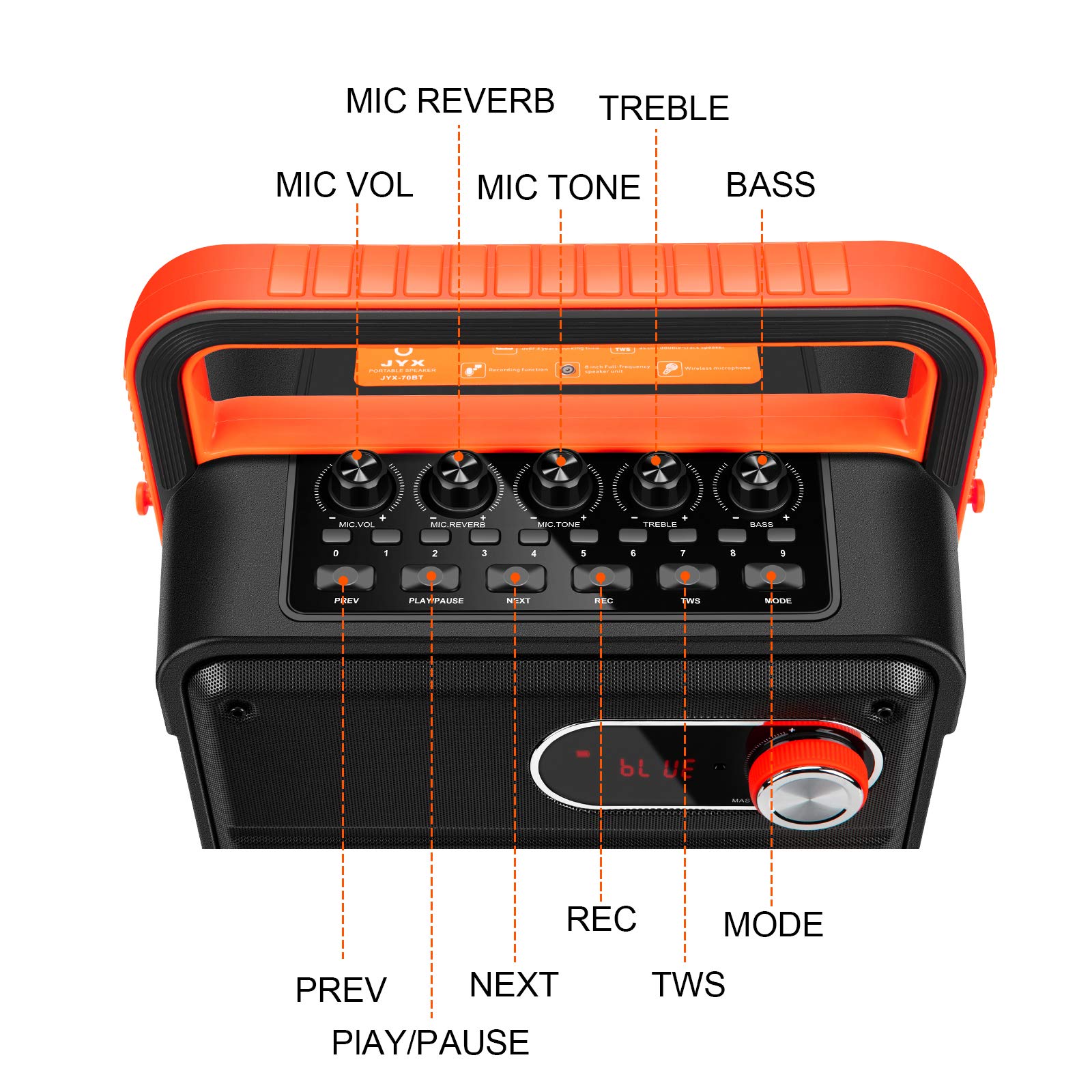 Amazon | JYX ワイヤレスマイク スピーカーセット 拡声器